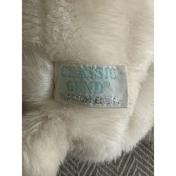 Gund Platinum Edition Vintage Snuffles The Bear Plushie Weighted Bottom 13" - Picture 8 of 8